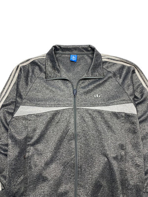 Grey Adidas Fleece Jacket Women's XXXL