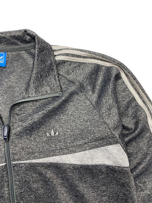 Grey Adidas Fleece Jacket Women's XXXL