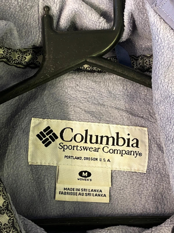 Vintage Columbia Outdoor Jacket – Women’s M – Purple/Beige