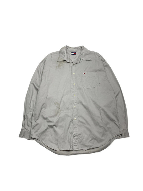 Grey Tommy Hilfiger Shirt Men's XL