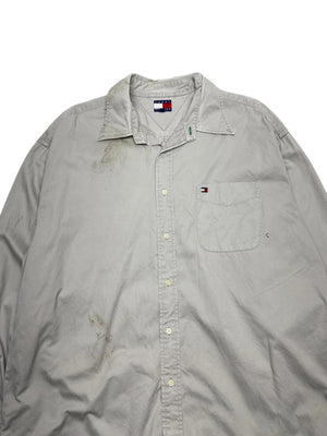 Grey Tommy Hilfiger Shirt Men's XL