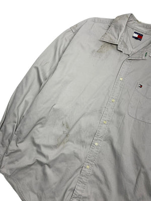 Grey Tommy Hilfiger Shirt Men's XL