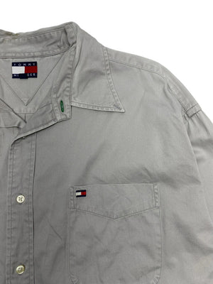 Grey Tommy Hilfiger Shirt Men's XL