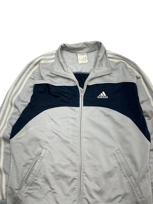 00s Grey Adidas Windbreaker Men's Medium
