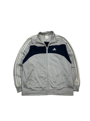 00s Grey Adidas Windbreaker Men's Medium