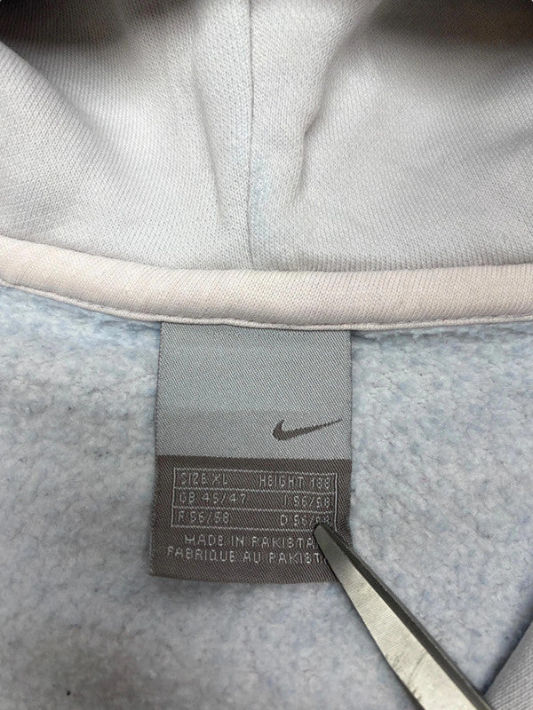 00s Beige Nike Zip-through Hoodie Men's XL