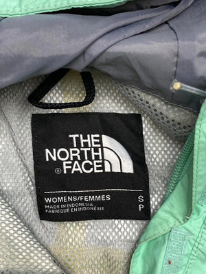 Green The North Face Raincoat Women's Small