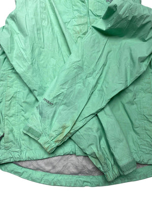 Green The North Face Raincoat Women's Small