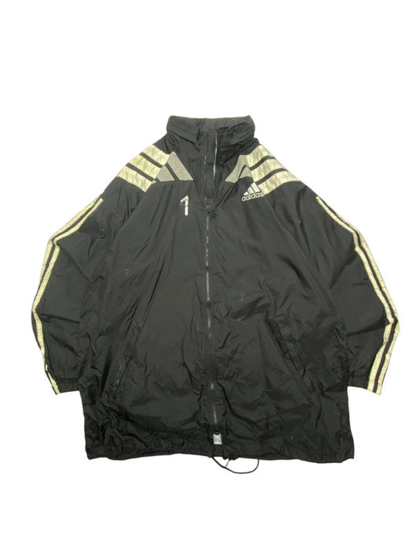 Vintage 90s Black Adidas Windbreaker Men's XL