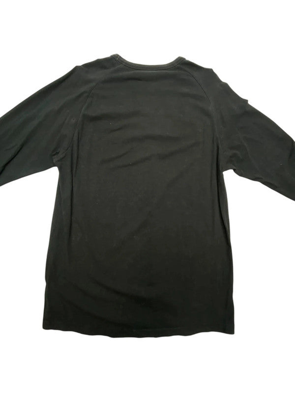 00s Black Nike Long-sleeved T-shirt Men's Large