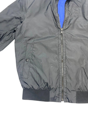 Black-Blue Tommy Hilfiger Bomber Reverse Jacket Men's Small