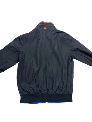 Black-Blue Tommy Hilfiger Bomber Reverse Jacket Men's Small