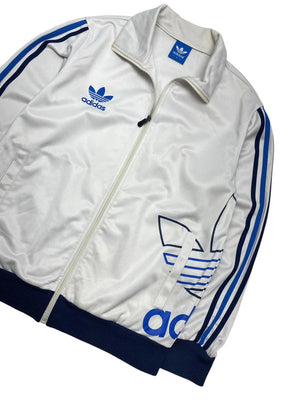 White Adidas Tracksuit Jacket Women's Large
