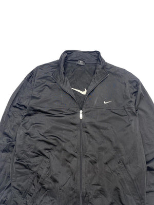 Vintage Black Nike Bomber Jacket Men's Large