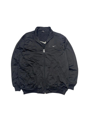 Vintage Black Nike Bomber Jacket Men's Large