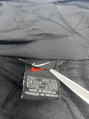 Vintage Black Nike Bomber Jacket Men's Large