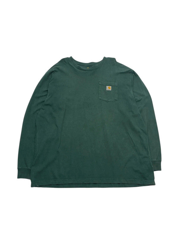 Green Carhartt Long-sleeved T-shirt Men's XXL