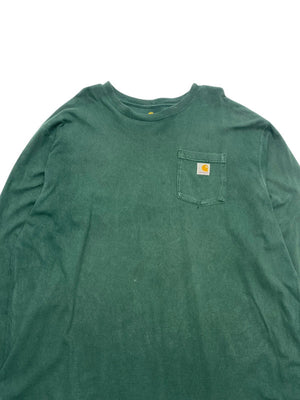Green Carhartt Long-sleeved T-shirt Men's XXL