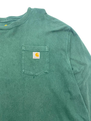 Green Carhartt Long-sleeved T-shirt Men's XXL