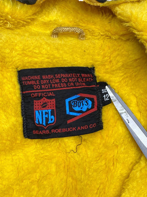 Black NFL Steelers Padded Jacket Women's Large