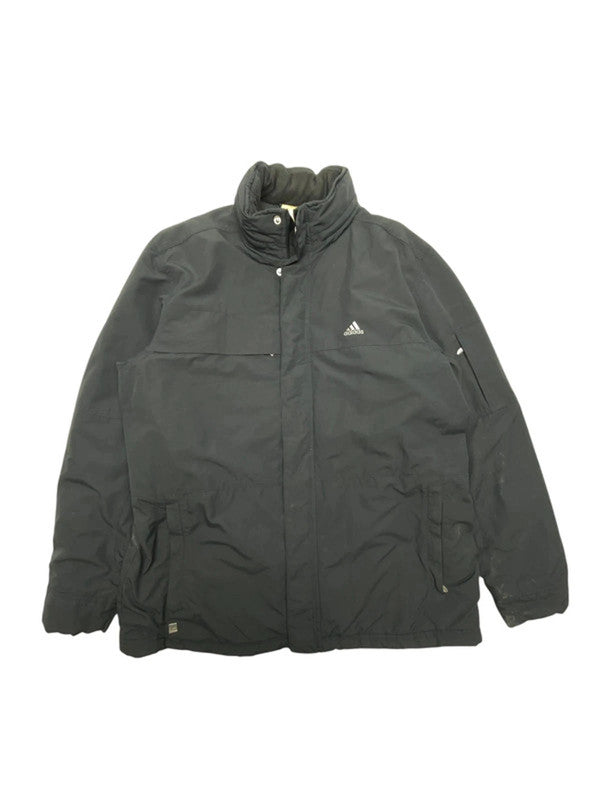 00s Black Adidas Padded Jacket Men's XL