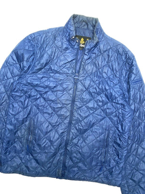 Blue Barbour Quilted Jacket Men's Large