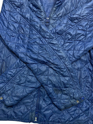 Blue Barbour Quilted Jacket Men's Large