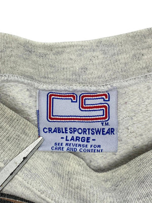 Grey CS Print Sweatshirt Men's Large