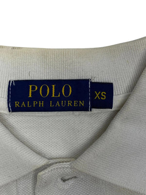 White Ralph Lauren Long-sleeved Polo-shirt Men's XS