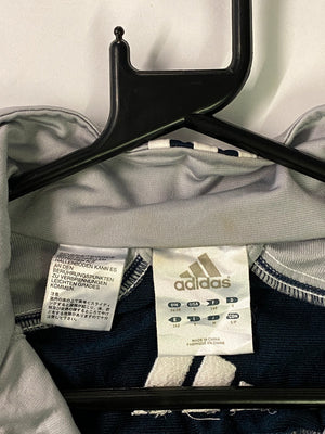 Vintage Adidas Track Jacket - Light Grey/Black - Men’s S