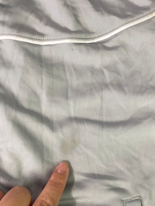 Vintage Adidas Track Jacket - Light Grey/Black - Men’s S