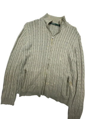 Khaki Ralph Lauren Cardigan Women's Medium