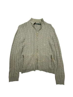 Khaki Ralph Lauren Cardigan Women's Medium
