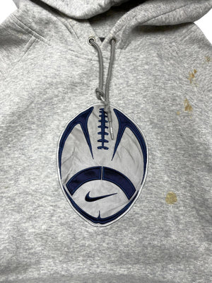 Grey Nike Badge Hoodie Men's XL