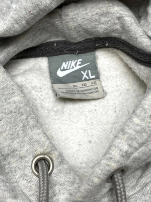 Grey Nike Badge Hoodie Men's XL