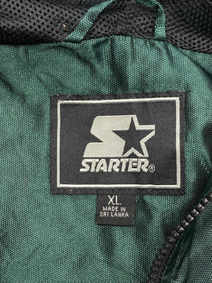 Dark Green Starter Half-zip Pullover Men's XL
