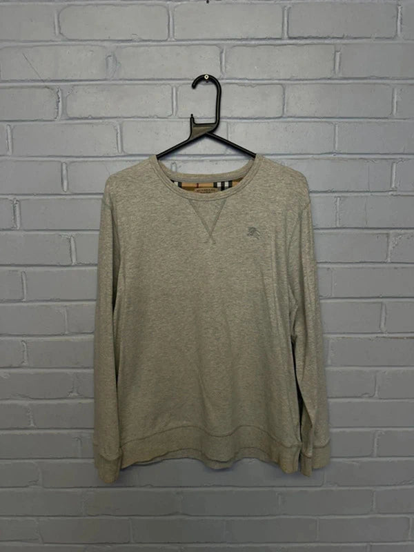 Burberry London Black Quilted Jacket with Check Lining – Size M