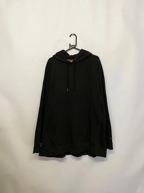 Russell Athletic Premium Fleece Hoodie – Black – Size 3XL – Oversized Fit