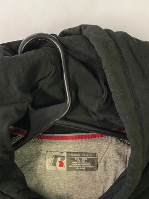 Russell Athletic Premium Fleece Hoodie – Black – Size 3XL – Oversized Fit