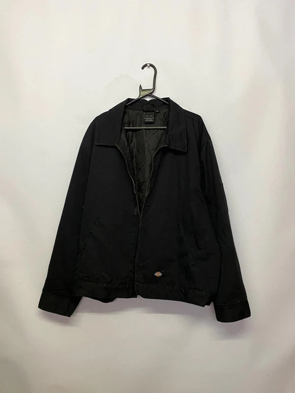 Dickies Black Work Jacket – Quilted Lining – Size 2XL – Utility Coat