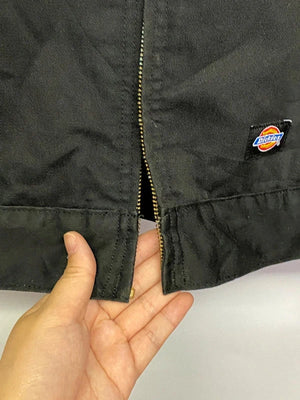 Dickies Black Work Jacket – Quilted Lining – Size 2XL – Utility Coat