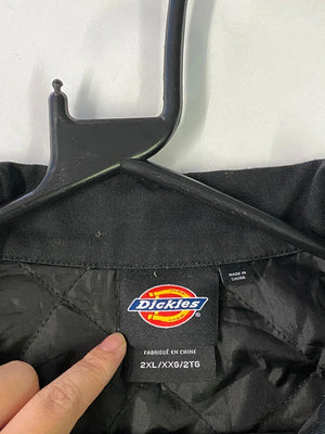 Dickies Black Work Jacket – Quilted Lining – Size 2XL – Utility Coat