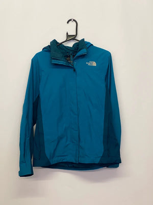 The North Face Women's Blue Waterproof Shell Jacket (Size M)