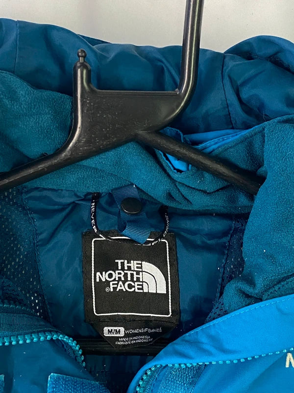 The North Face Women's Blue Waterproof Shell Jacket (Size M)
