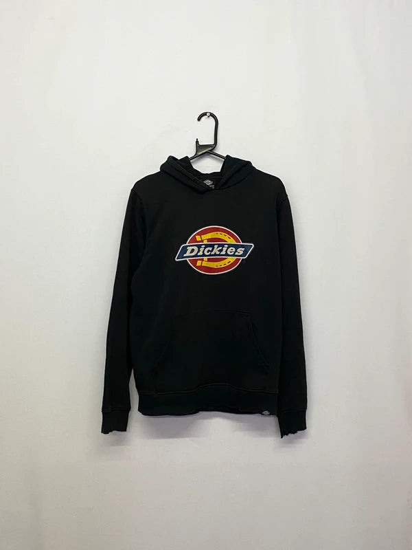 Dickies Black Hoodie with Large Logo – Size M