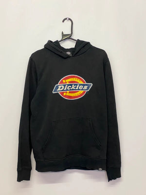 Dickies Black Hoodie with Large Logo – Size M