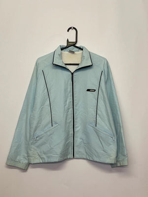 Vintage Adidas Light Blue Track Jacket – Size L (UK 18)
