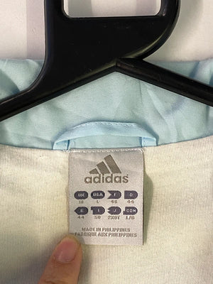 Vintage Adidas Light Blue Track Jacket – Size L (UK 18)