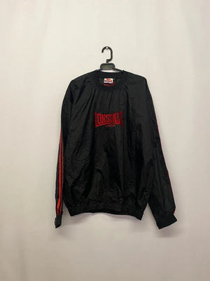 Lonsdale London Black & Red Pullover Windbreaker – Men’s XXL