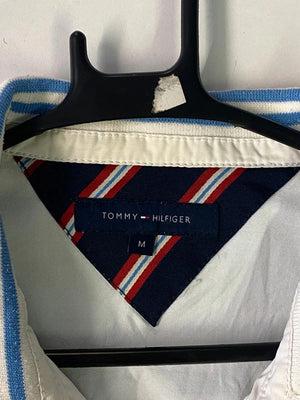 Tommy Hilfiger Retro White Zip-Up Jacket – Size M